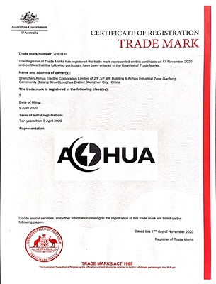 澳大利亞商標證書